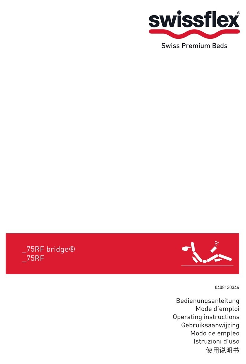 swissflex bridge 75RF Touch Series operating instructions