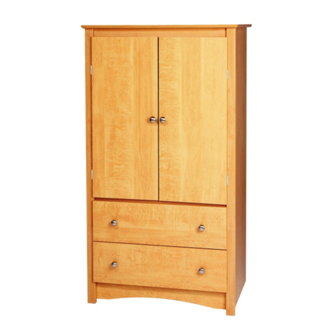 Prepac Wardrobe DC-3359 User manual Prepac Wardrobe DC-3359 User manual