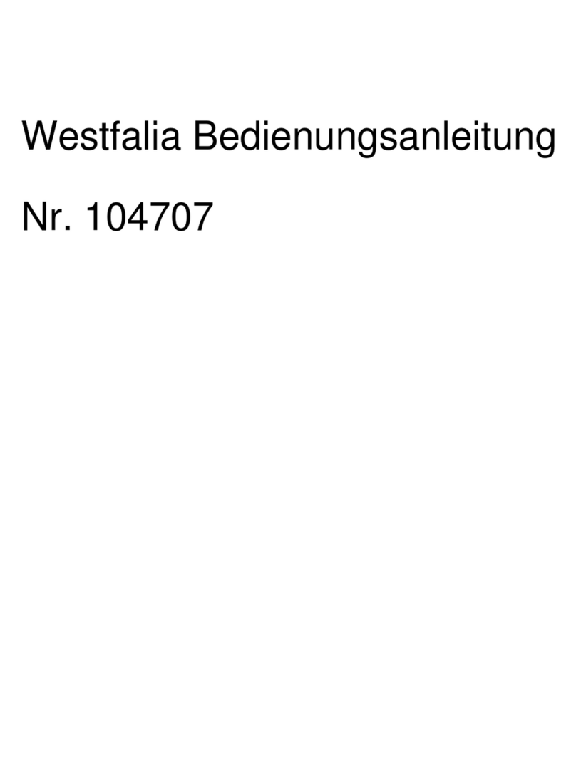 Westfalia S1K-90X3 instruction manual