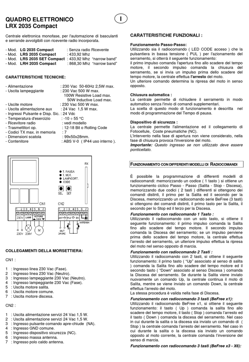 Seav LRX 2035 Compact manual