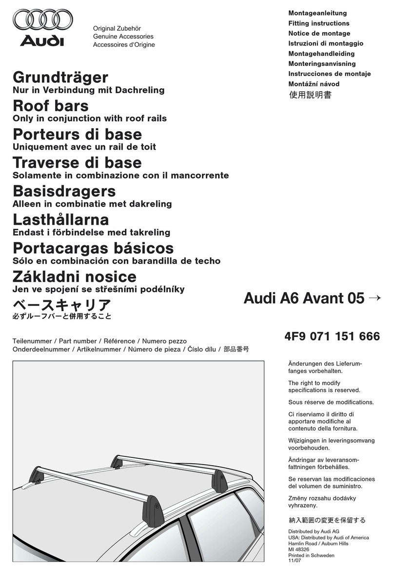 Audi 4F9 071 151 666 Fitting instructions Audi 4F9 071 151 666 Fitting instructions