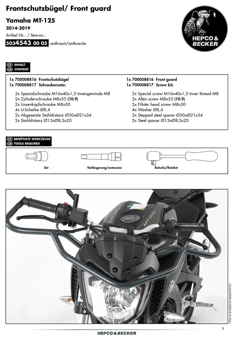 hepco & becker 5034543 00 05 quick start guide