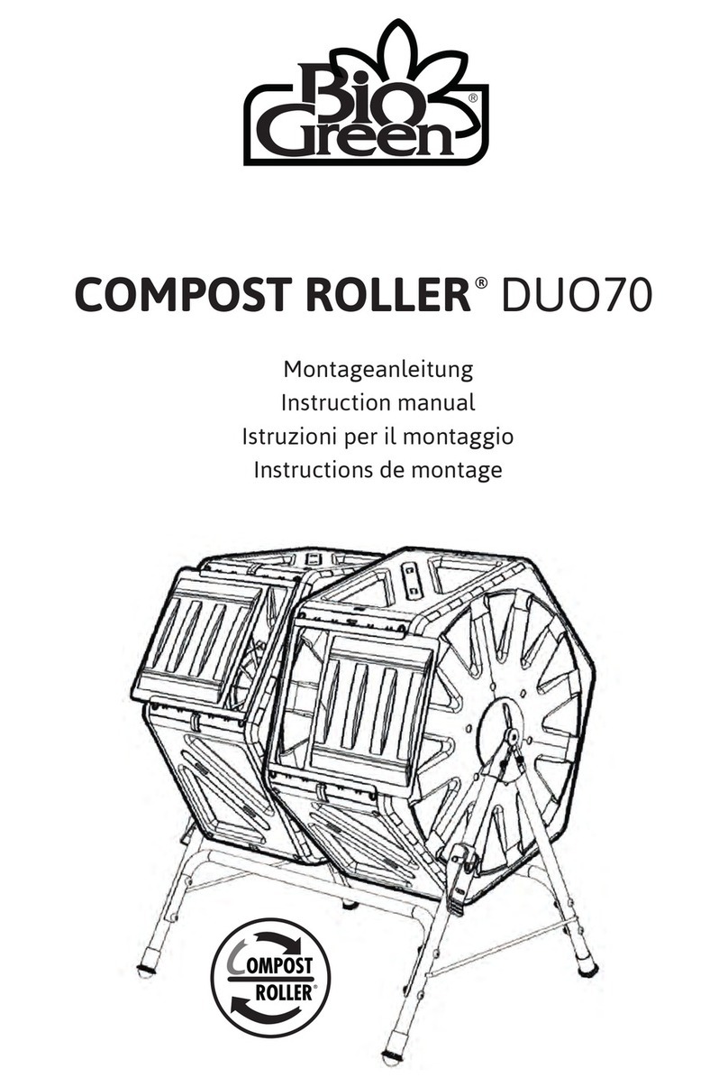 Bio Green Compost Roller DUO70 instruction manual