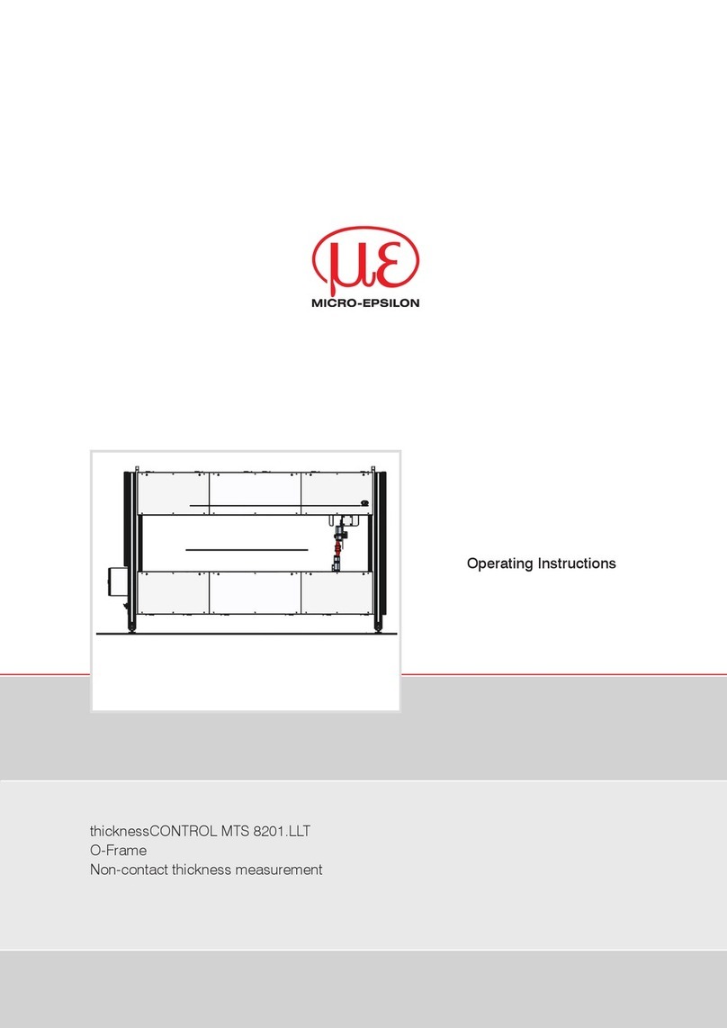 MICRO-EPSILON thicknessCONTROL MTS 8201.LLT User manual