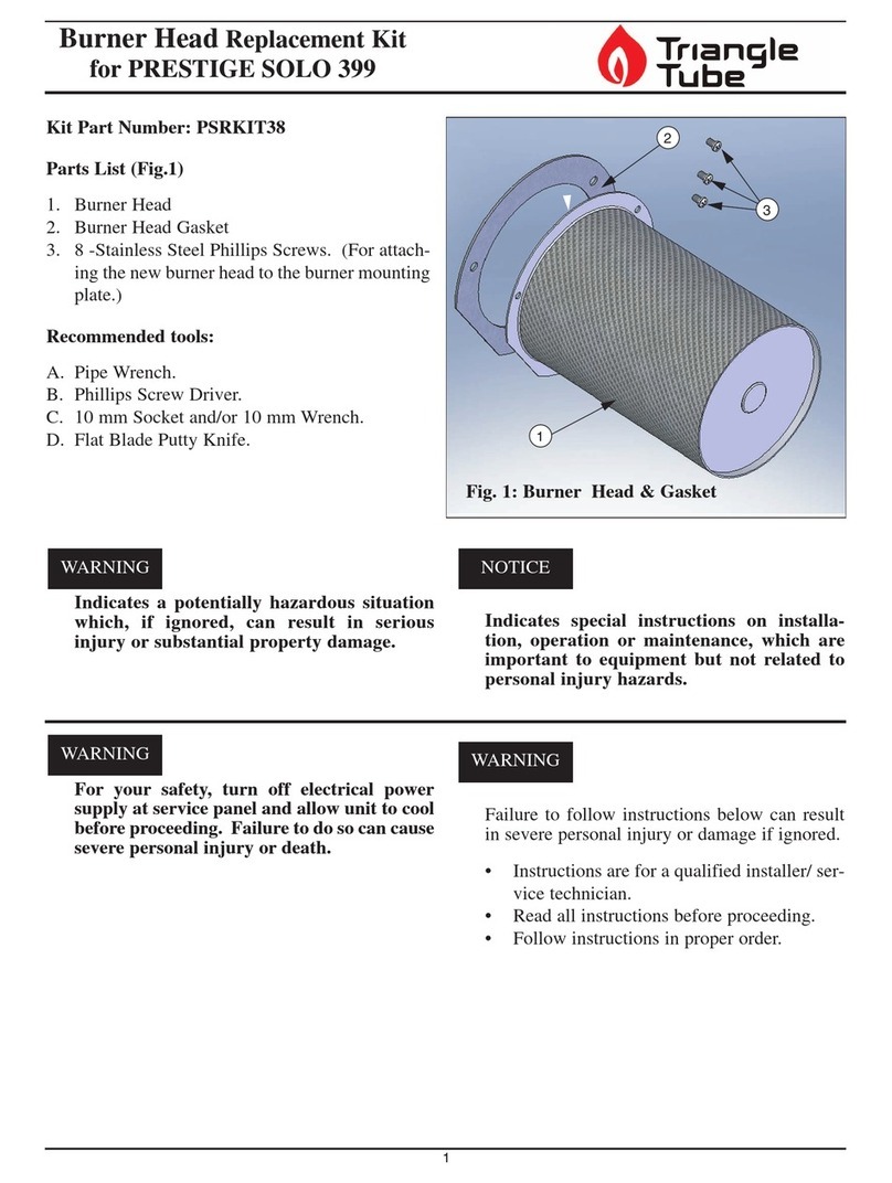 TriangleTube PSRKIT38 instructions