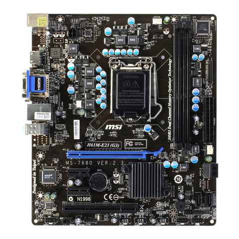 MSI H61M-E23 (G3) Series User manual