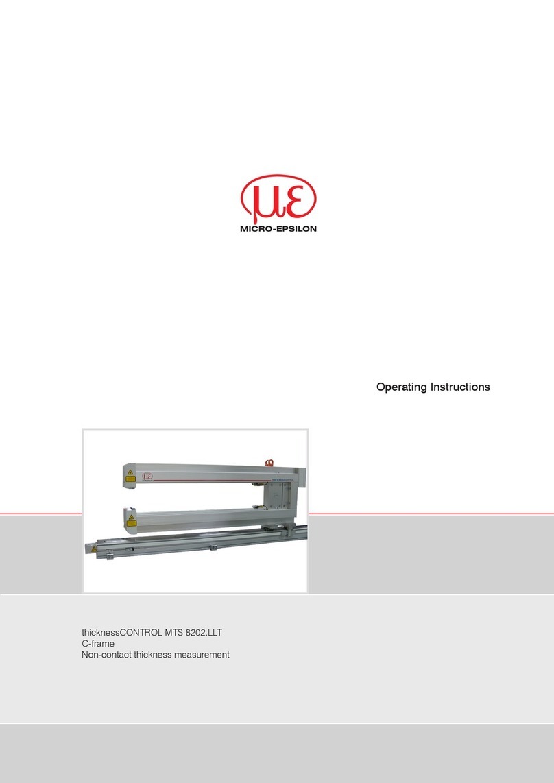 MICRO-EPSILON thicknessCONTROL MTS 8202.LLT User manual