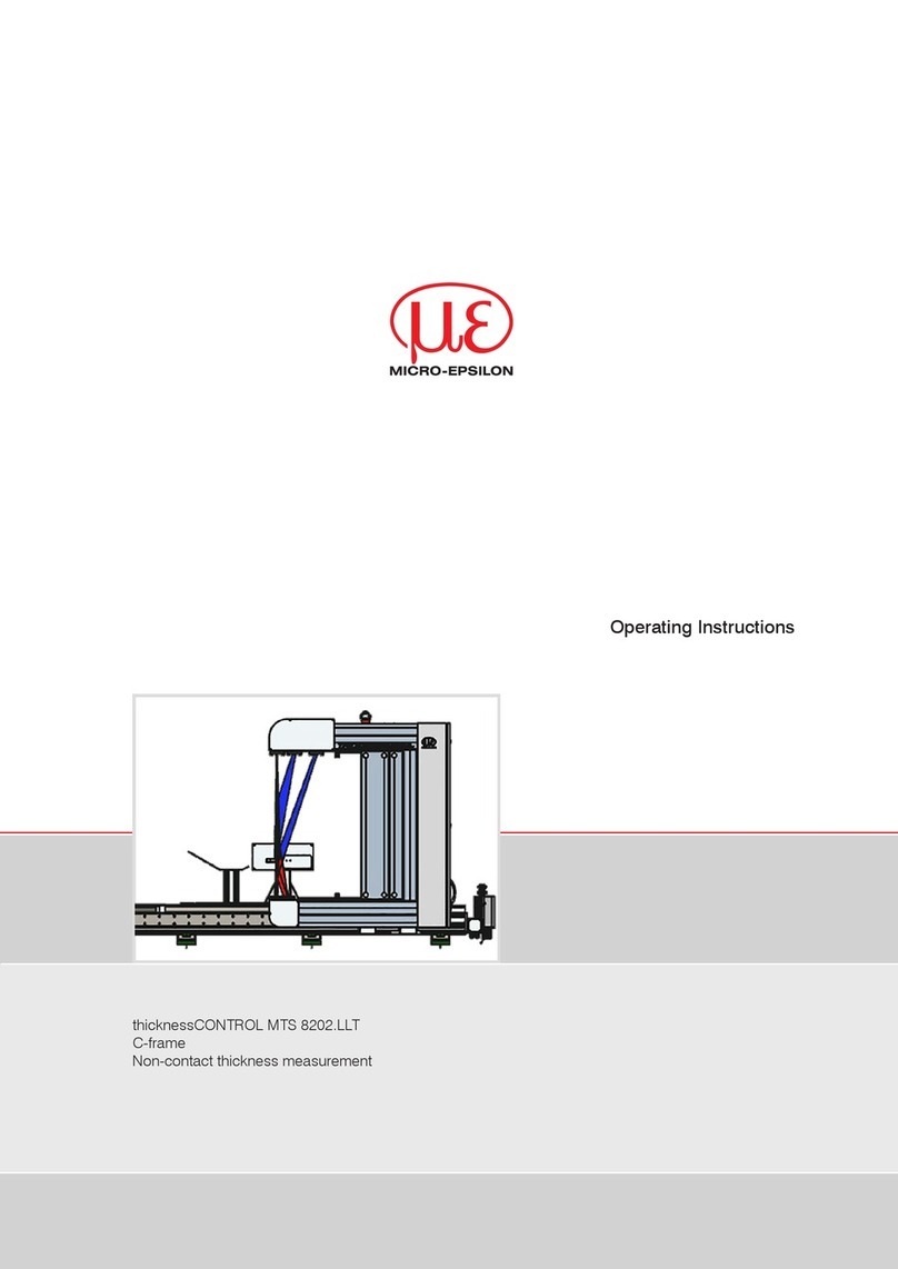 MICRO-EPSILON thicknessCONTROL MTS 8202.LLT operating instructions