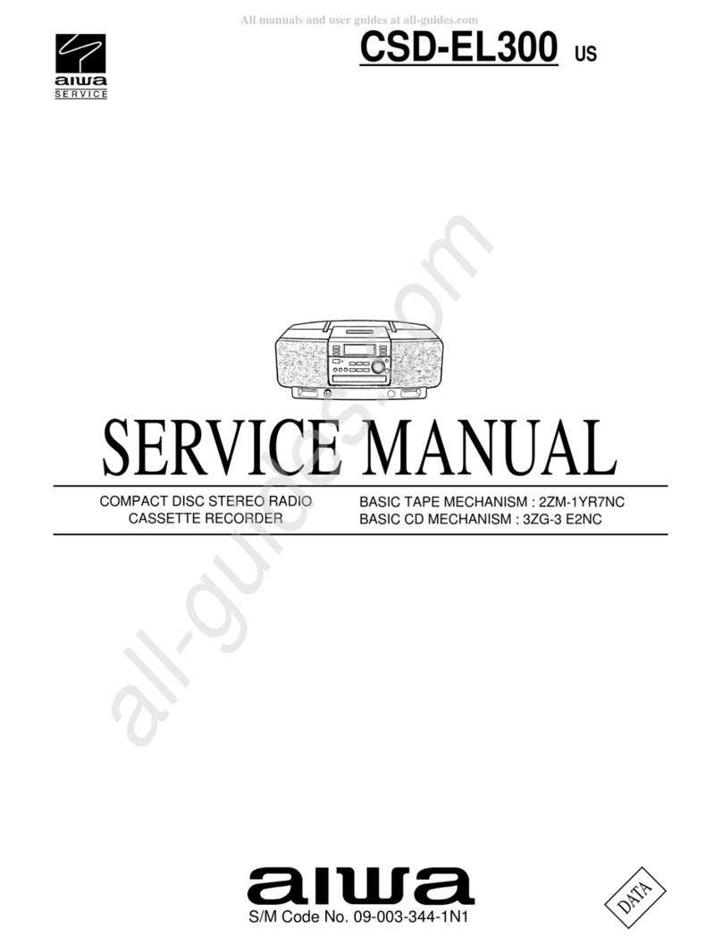 Aiwa CSD-EL300 K(S) User manual Aiwa CSD-EL300 K(S) User manual