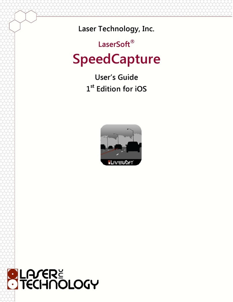 Laser Technology LaserSoft SpeedCapture User manual Laser Technology LaserSoft SpeedCapture User manual