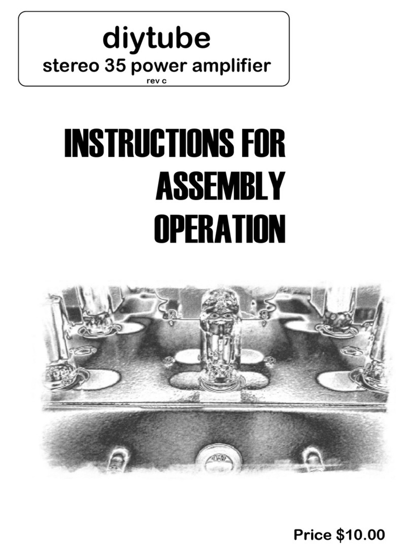 diytube stereo 35 Instructions for assembly operation