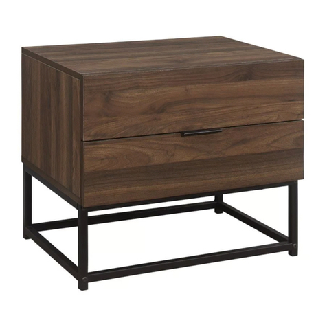 Happy Beds Houston Wooden 2 Drawer Bedside Table Assembly instructions Happy Beds Houston Wooden 2 Drawer Bedside Table Assembly instructions
