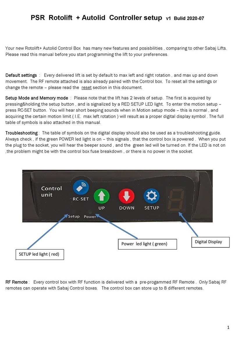 Maluk PSR Rotolift + Autolid Controller Setup