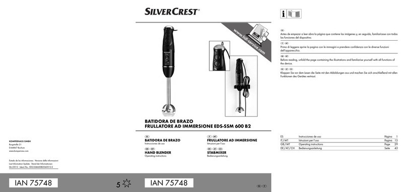 Silvercrest EDS-SSM 600 B2 User manual