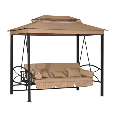 Uberhaus SWING BED L-GZ347PST-WTN Assembly instructions
