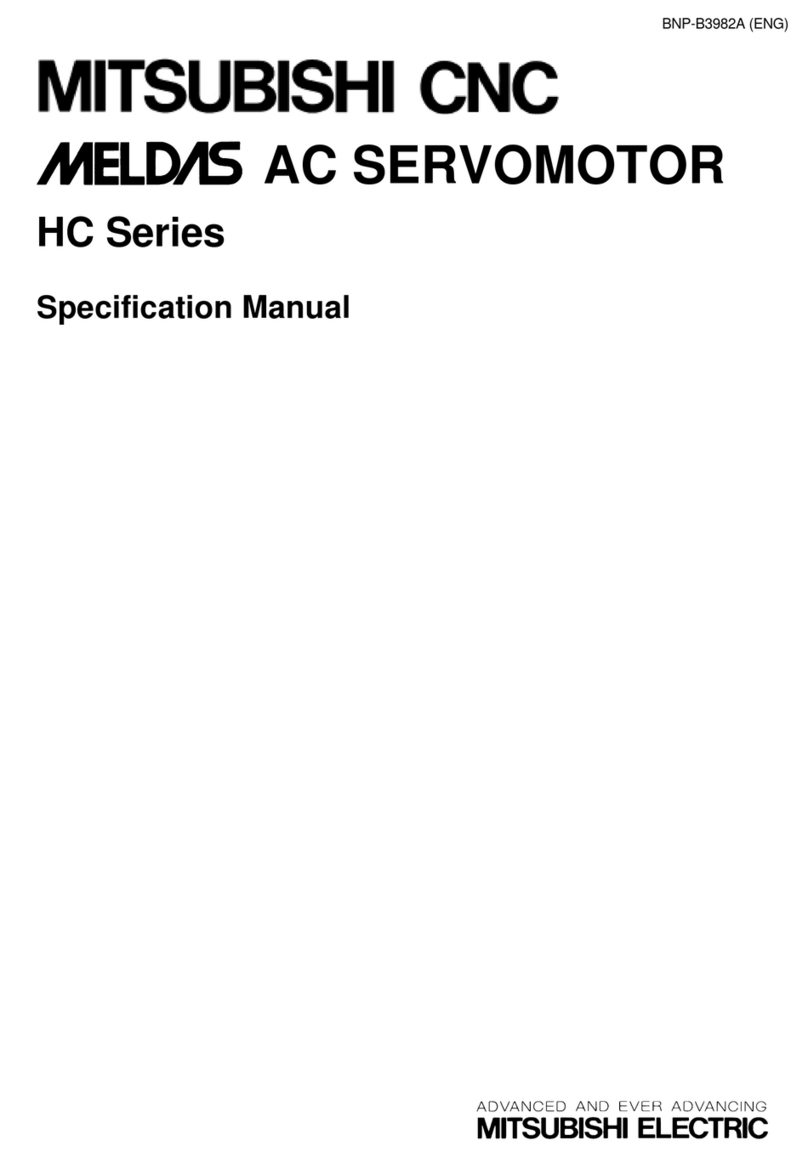 Mitsubishi CNC Meldas HC Series User manual