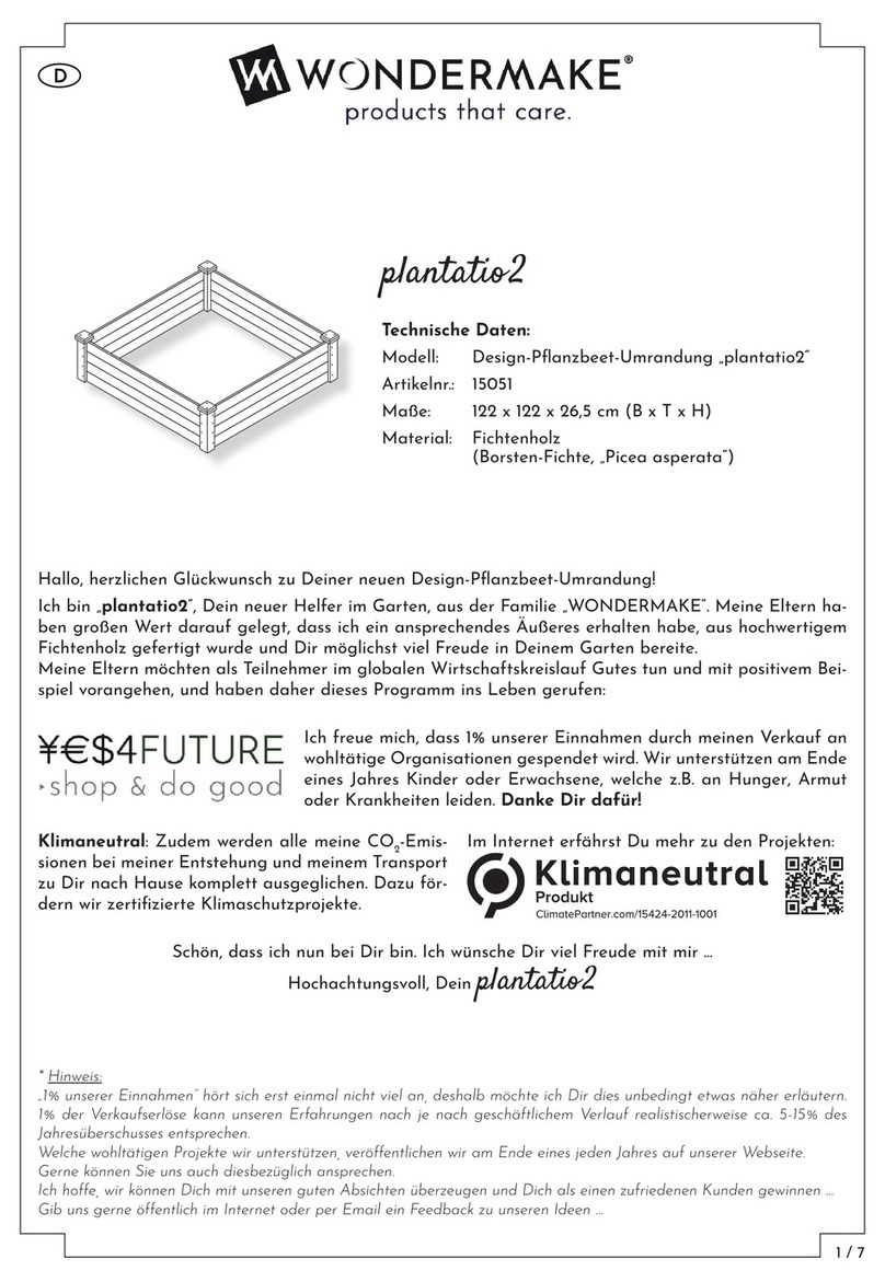 WONDERMAKE Plantatio2 manual