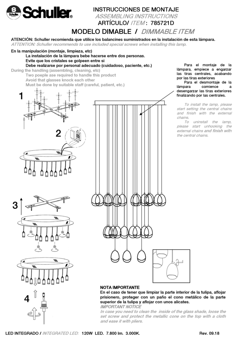 Schuller DIMABLE Installation guide