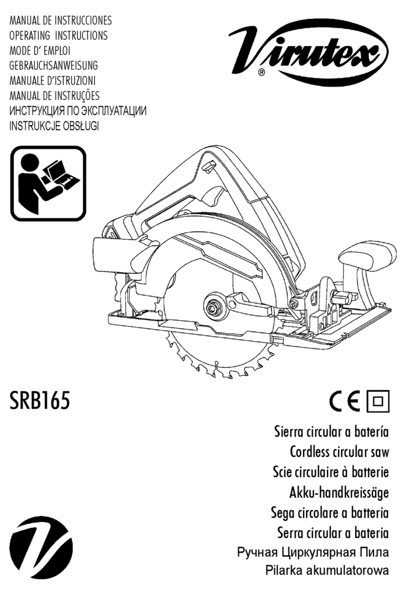 Virutex SRB165 operating instructions