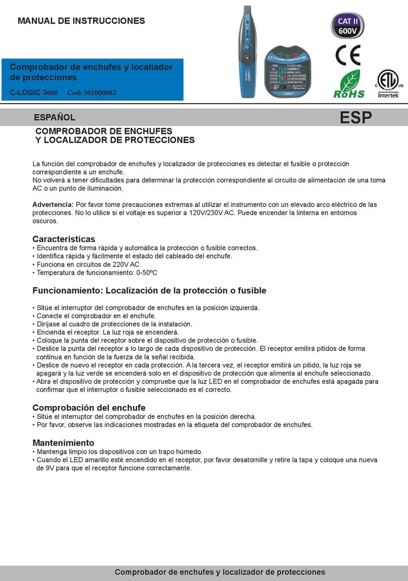 C-LOGIC 3600 User manual