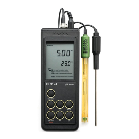 Hanna Instruments HI 9124 User manual
