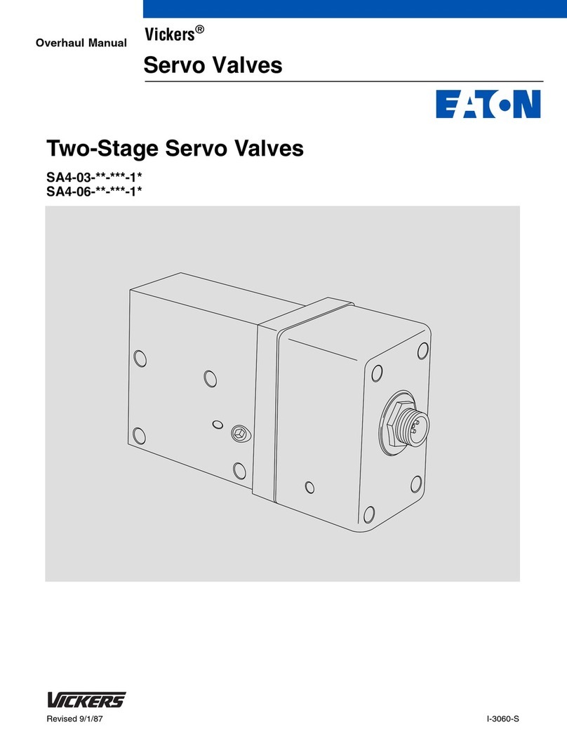 Eaton Vickers SA4-03 1 Series User manual