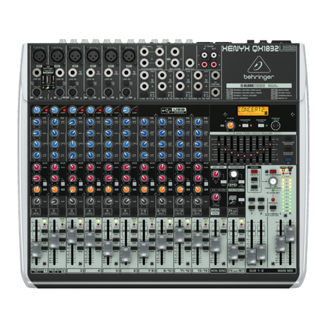 Behringer XENYX QX1832USB User manual
