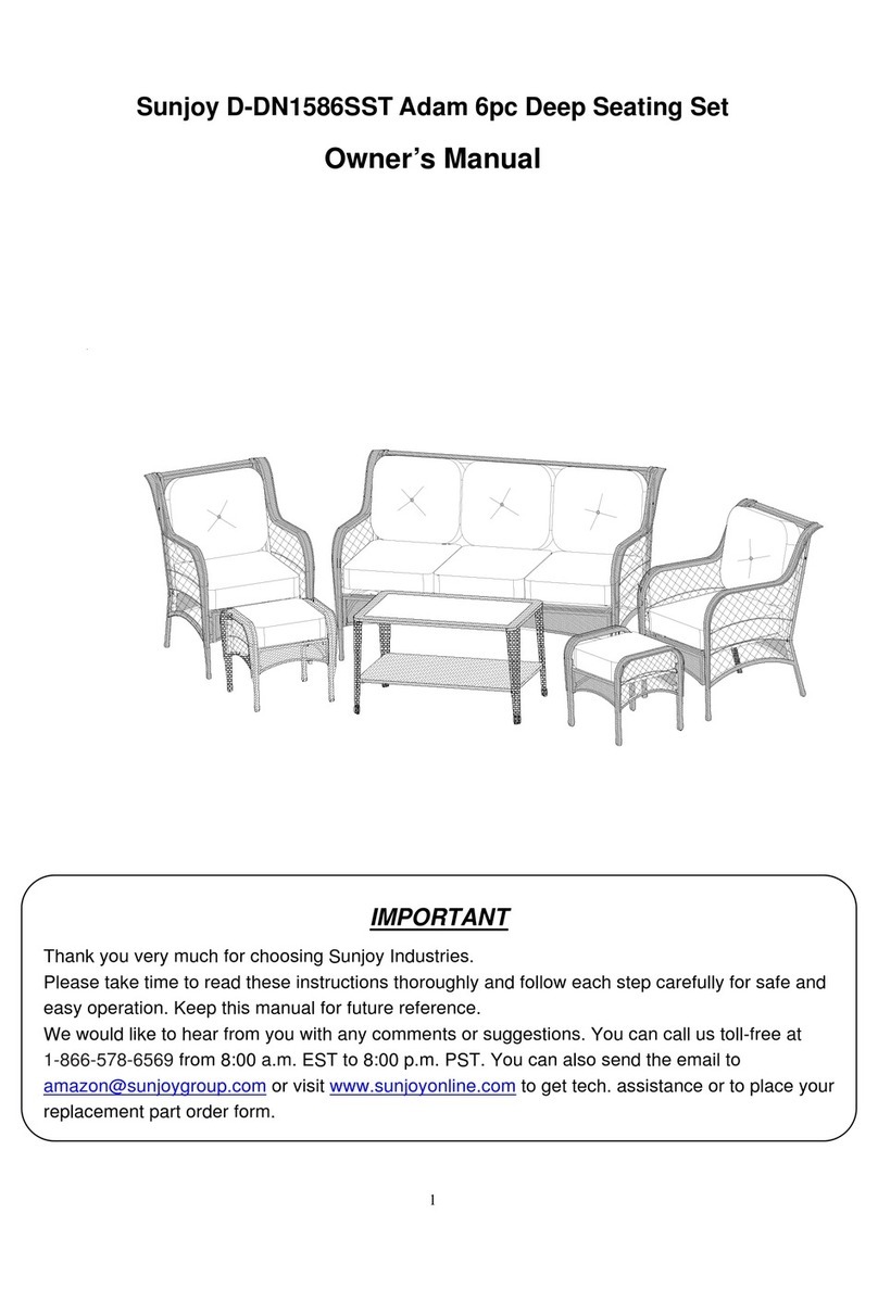 Sunjoy D-DN1586SST User manual Sunjoy D-DN1586SST User manual