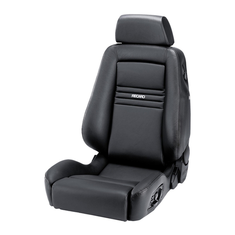 RECARO Ergomed operating instructions RECARO Ergomed operating instructions