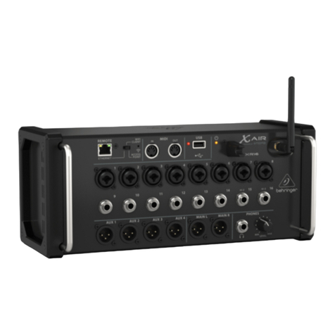 Behringer X AIR XR16 User manual
