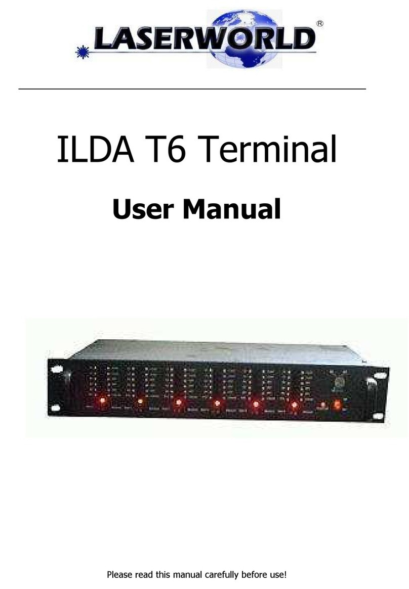 Laserworld ILDA T6 user manual