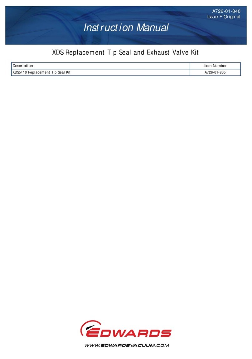 Edwards A726-01-805 instruction manual