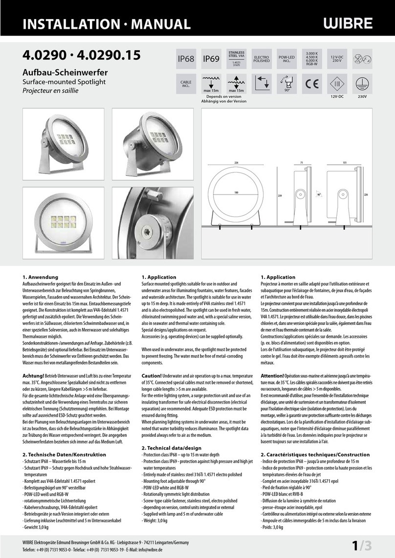 Wibre 4.0290 installation manual