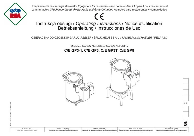 RM C GP3-1 operating instructions