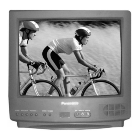 Panasonic CT13R32E - 13" COLOR TV User manual