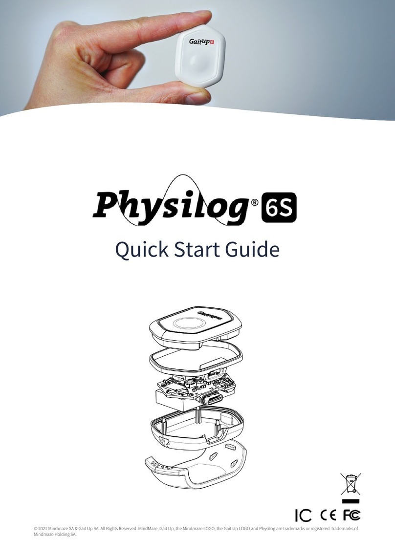 Gait up Physilog 6S User manual