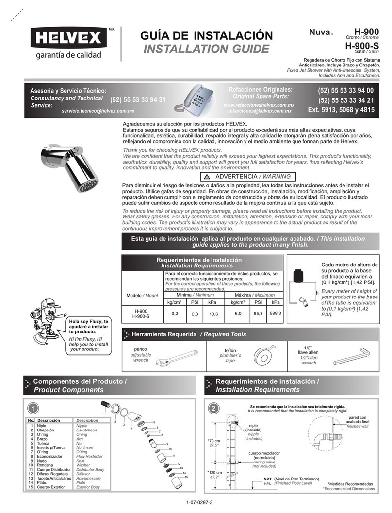 Helvex H-900 User manual