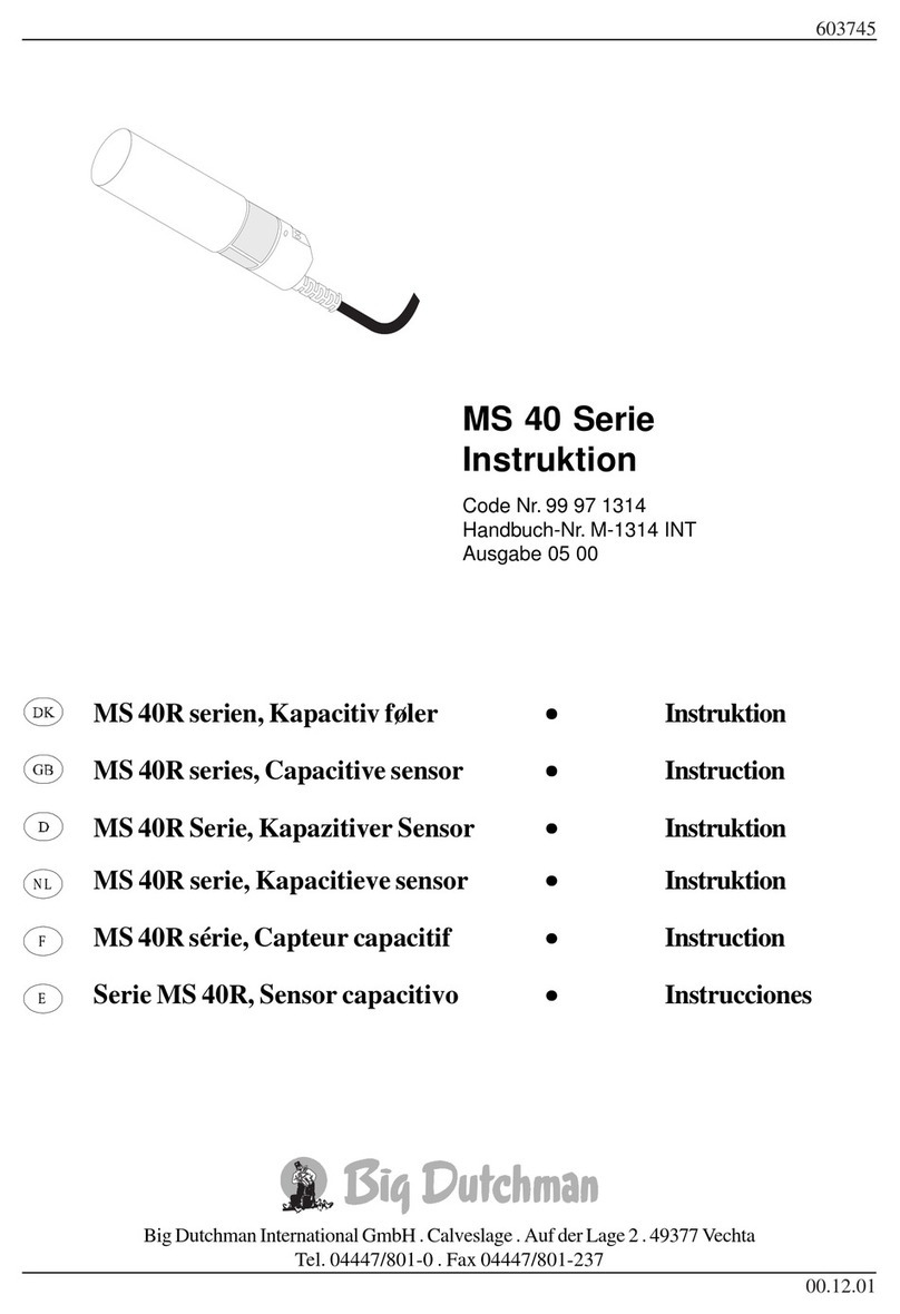 Big Dutchman MS 40 Series User manual