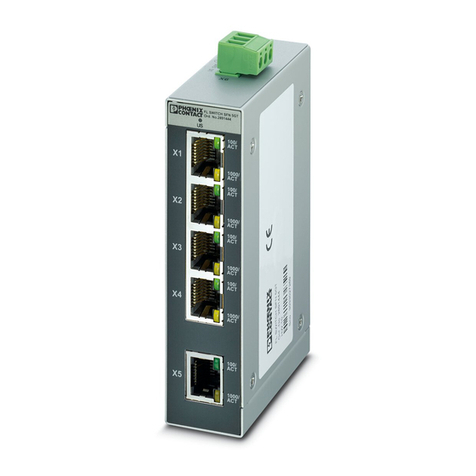 Phoenix Contact FL SWITCH SFN 5GT Quick start guide