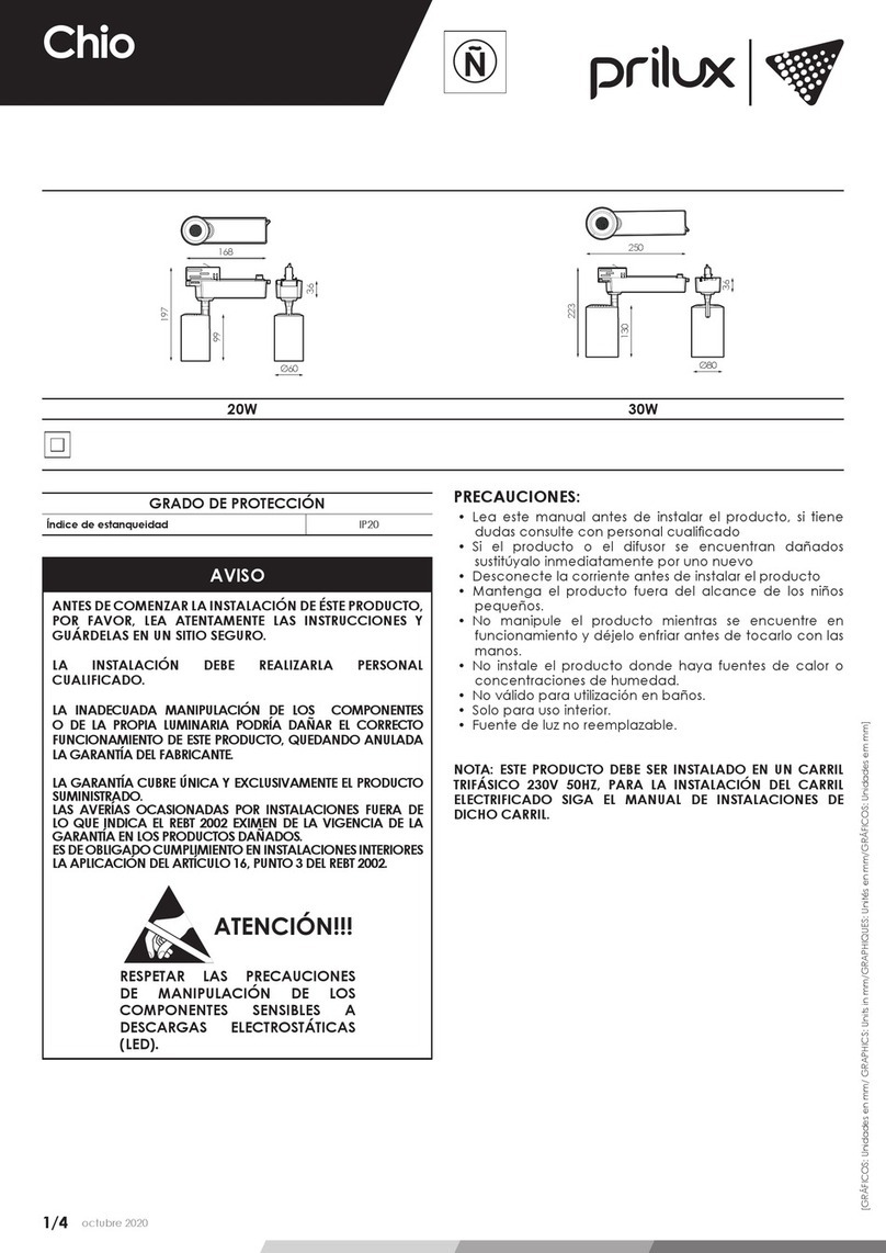 Prilux Chio User manual
