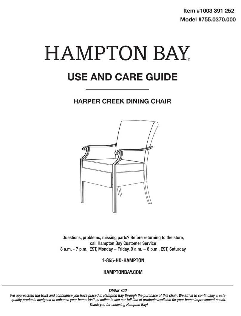 HAMPTON BAY HARPER CREEK 755.0370.000 User manual