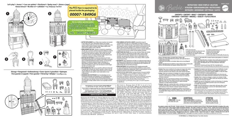 Mattel Barbie M0811-0520 instructions