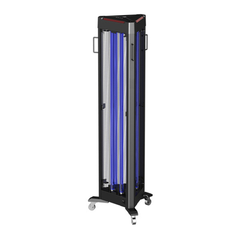 Light Efficient Design LUMICLEANSE LC-UVC-TOWER-216W-01 quick start guide Light Efficient Design LUMICLEANSE LC-UVC-TOWER-216W-01 quick start guide