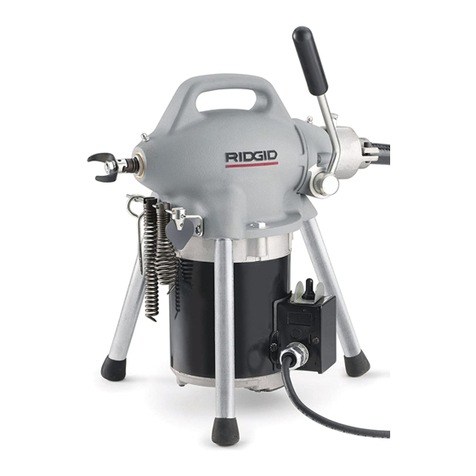 RIDGID K-50 User manual RIDGID K-50 User manual
