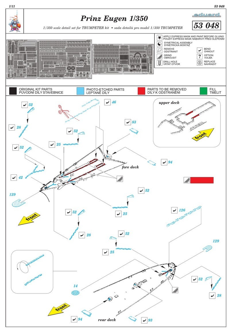 Eduard Prinz Eugen 1/350 quick start guide