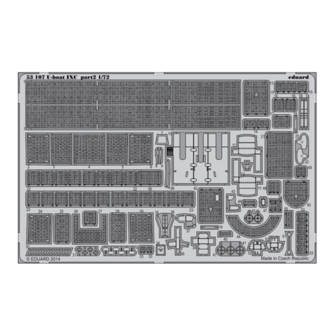 Eduard U-boat IXC part 2 1/72 User manual