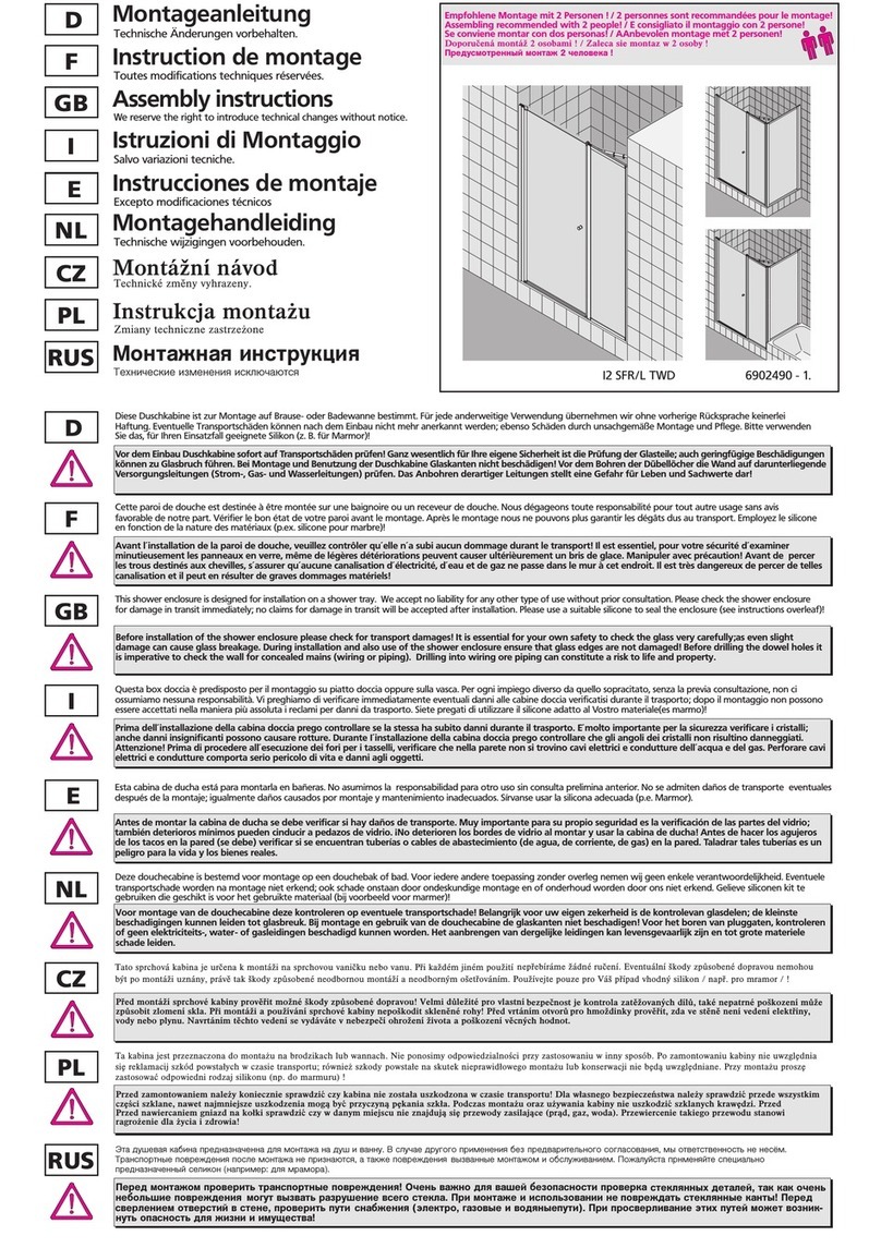 Kermi Ibiza 2000 I2 SFR/L User manual