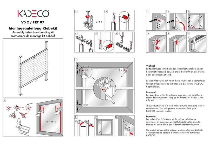 Kadeco VS 2 Assembly instructions