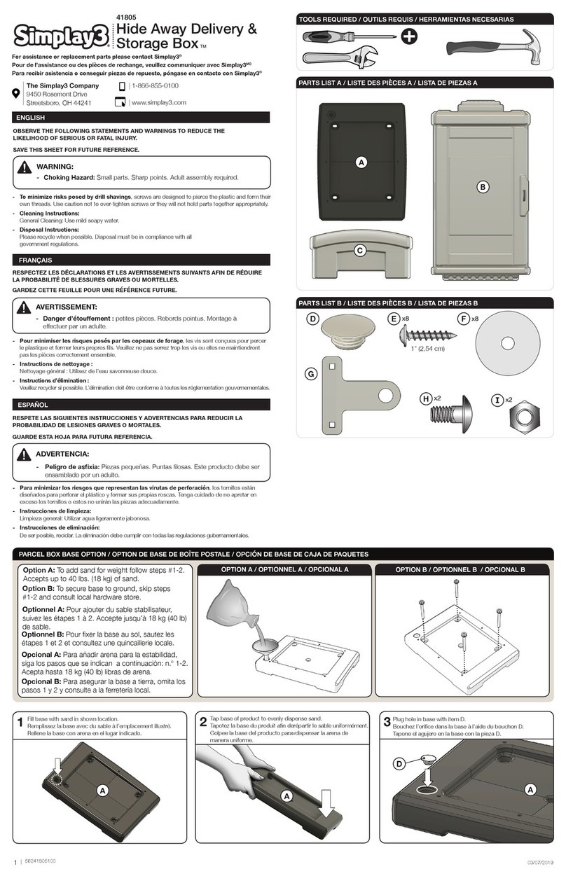 Simplay3 41805 quick start guide
