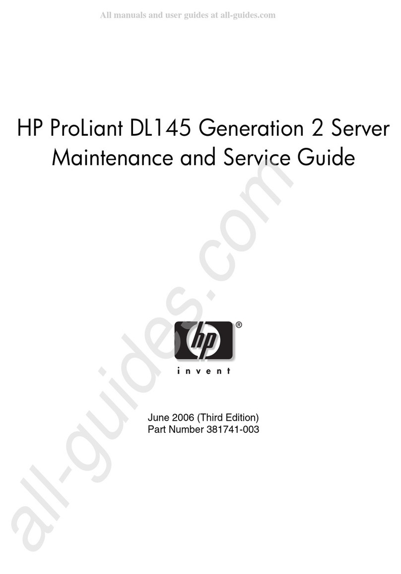 HP ProLiant DL145 Manual